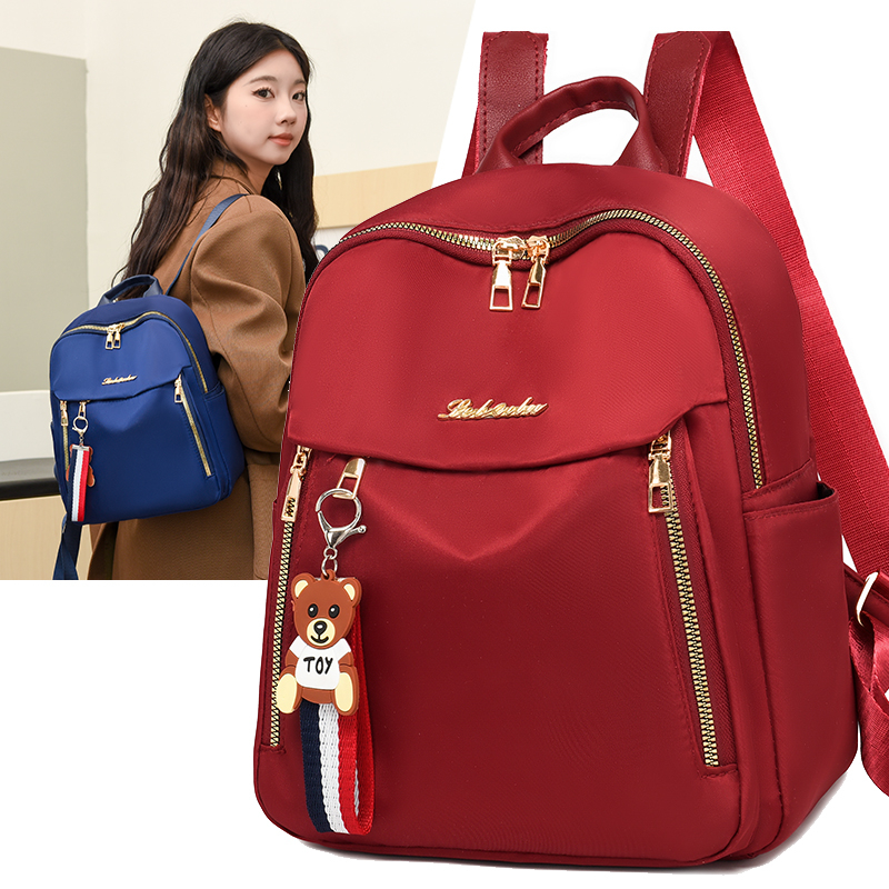 Women Bags Deals - Large Capacity Women Backpacks Simple Black