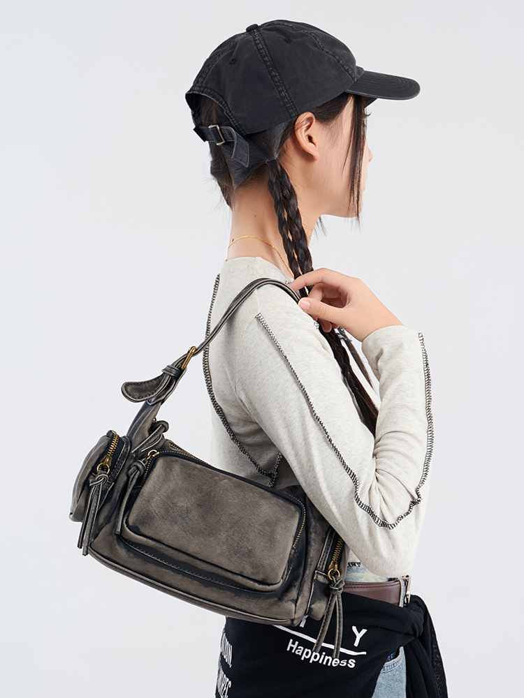 Women'S Young Bags - Retro Soft Leather Square Bag Vintage