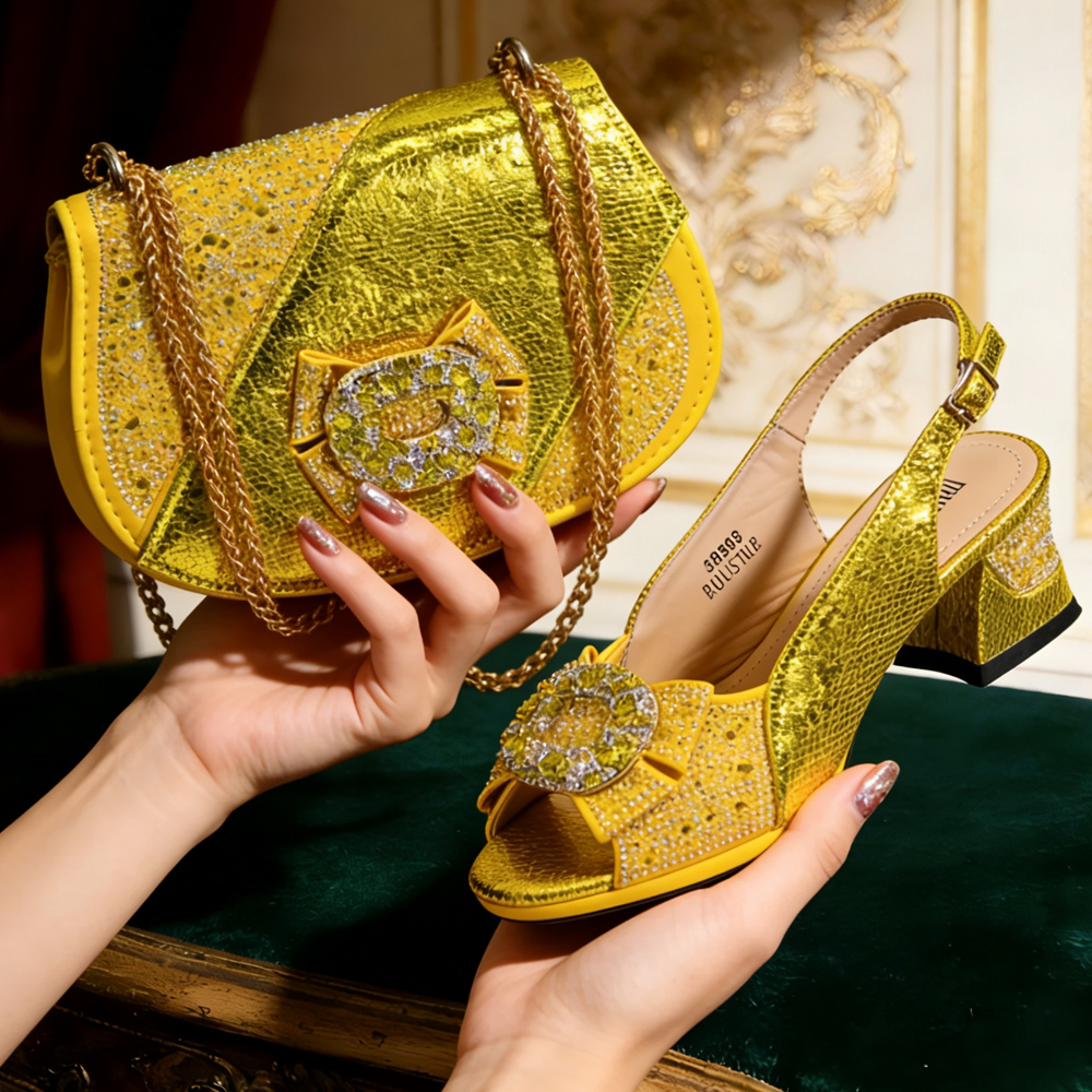 Women Bags For Wedding - Women's Elegant High Heel Shoe and