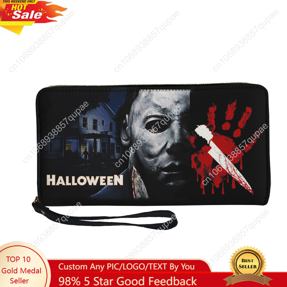 Women Bags Myer - Michael Myers Halloween Killer Custom Wallet