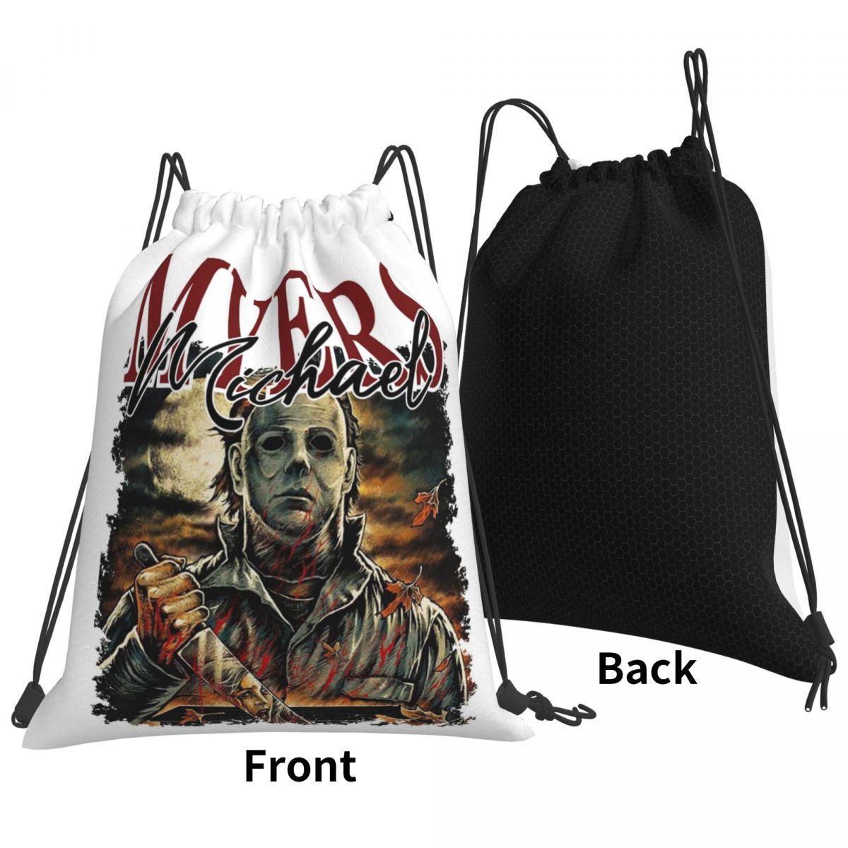 Women Bags Myer - Michael Myers Backpacks Multi-function Drawstring Bundle