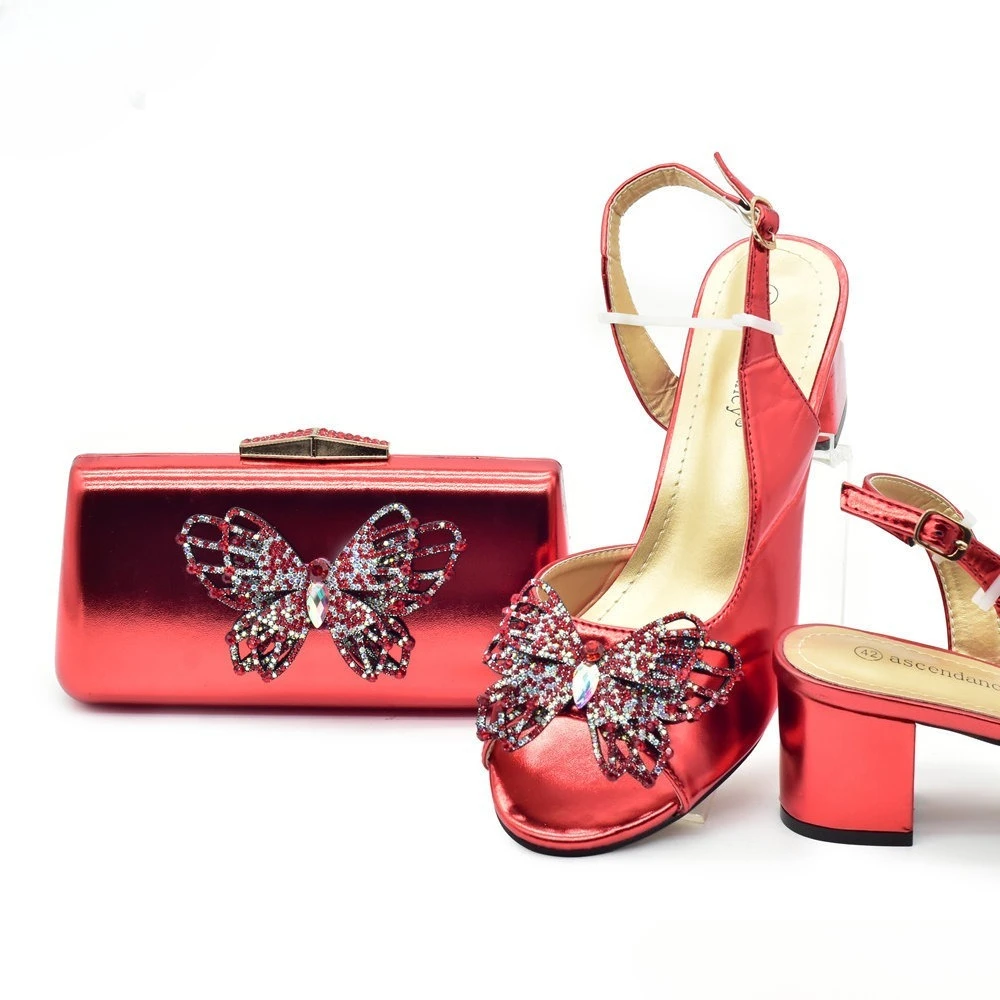 Women Bags For Wedding - Matching Shoes and Bag Set for