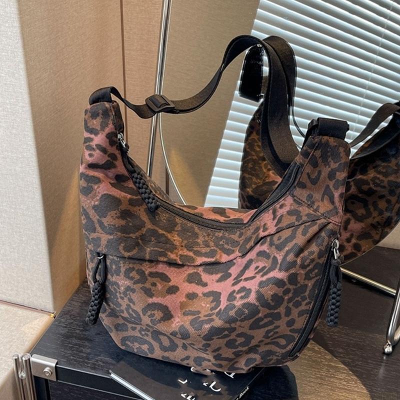 Hobo Bag Slouchy - X90D Crescents Bag For Women Canvas