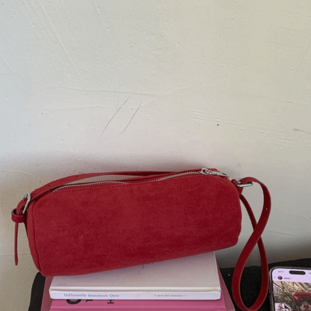 Hobo Bag Slouchy - Shoulder Bag Suede Pillow Handbag Handbag