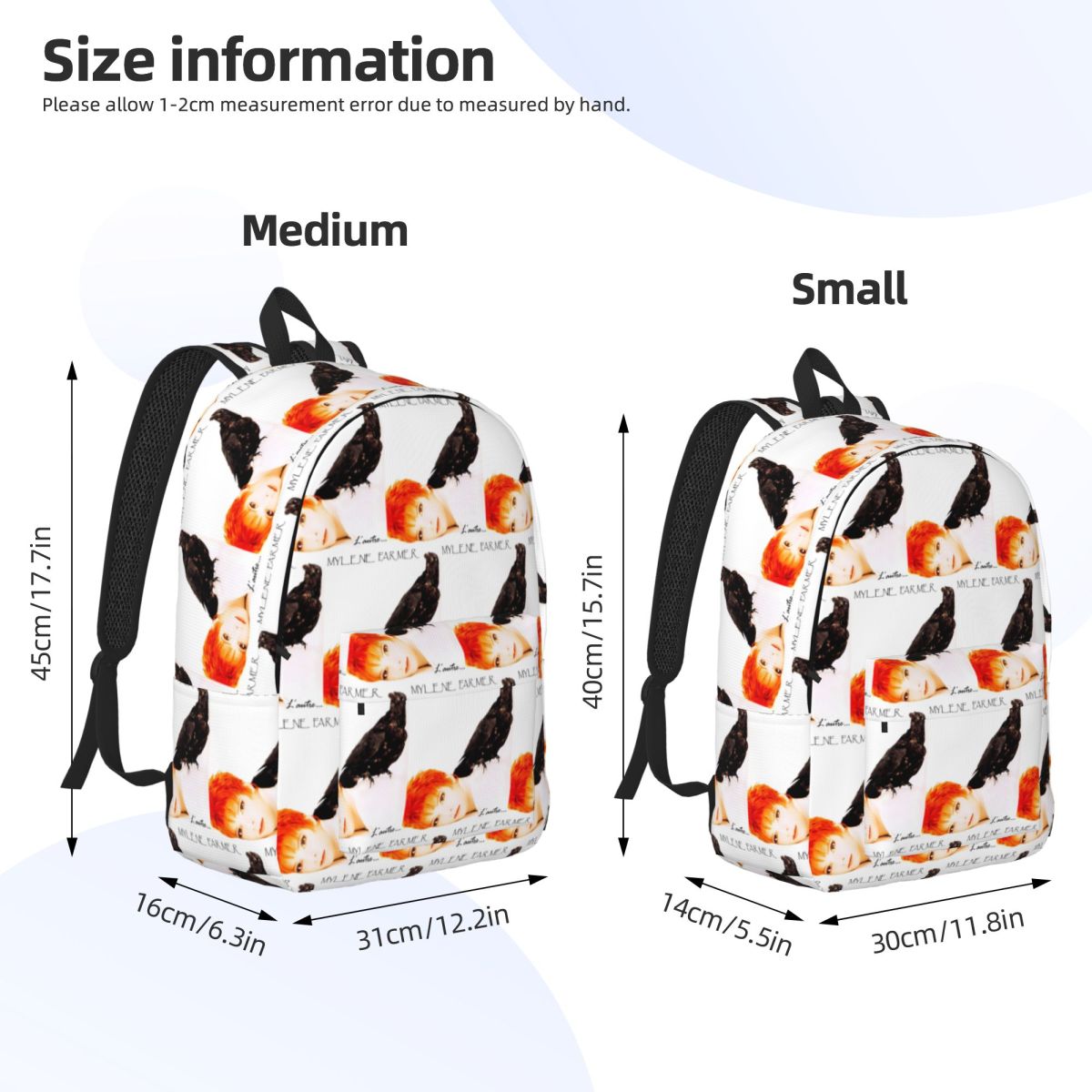 Mylene Farmer Backpack Daypack - огляд і ціна Women Bags Farmers