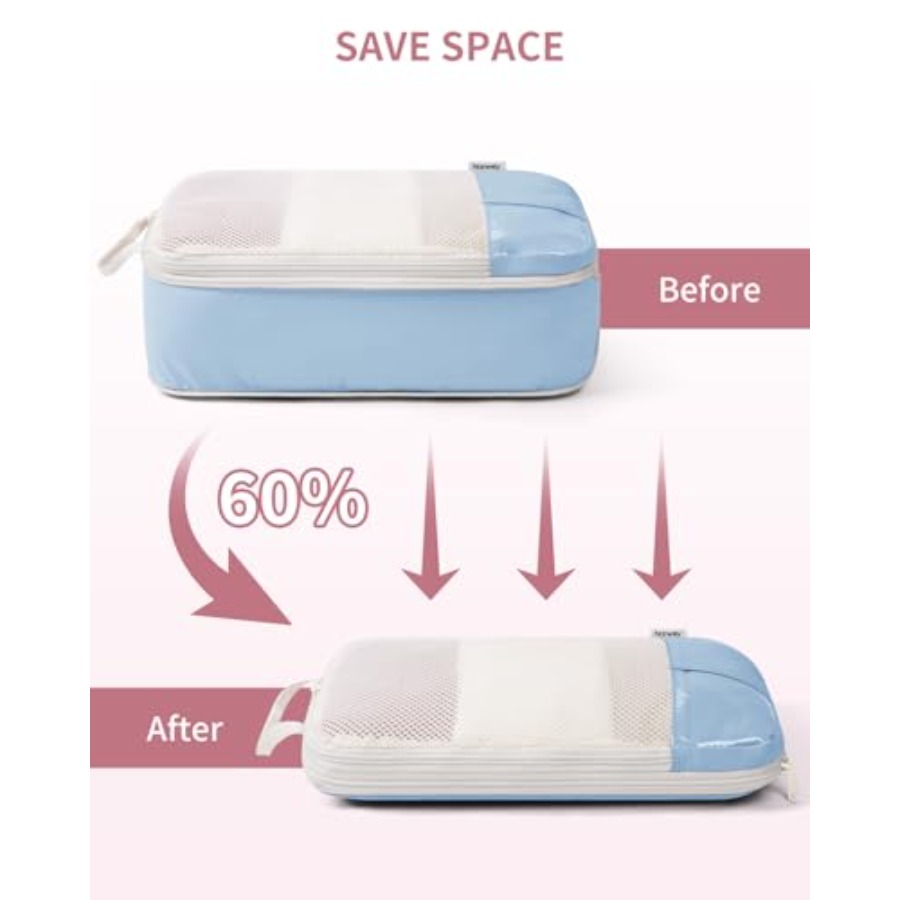 6 Set Compression Packing Cube - огляд і ціна Women Bags For Travel