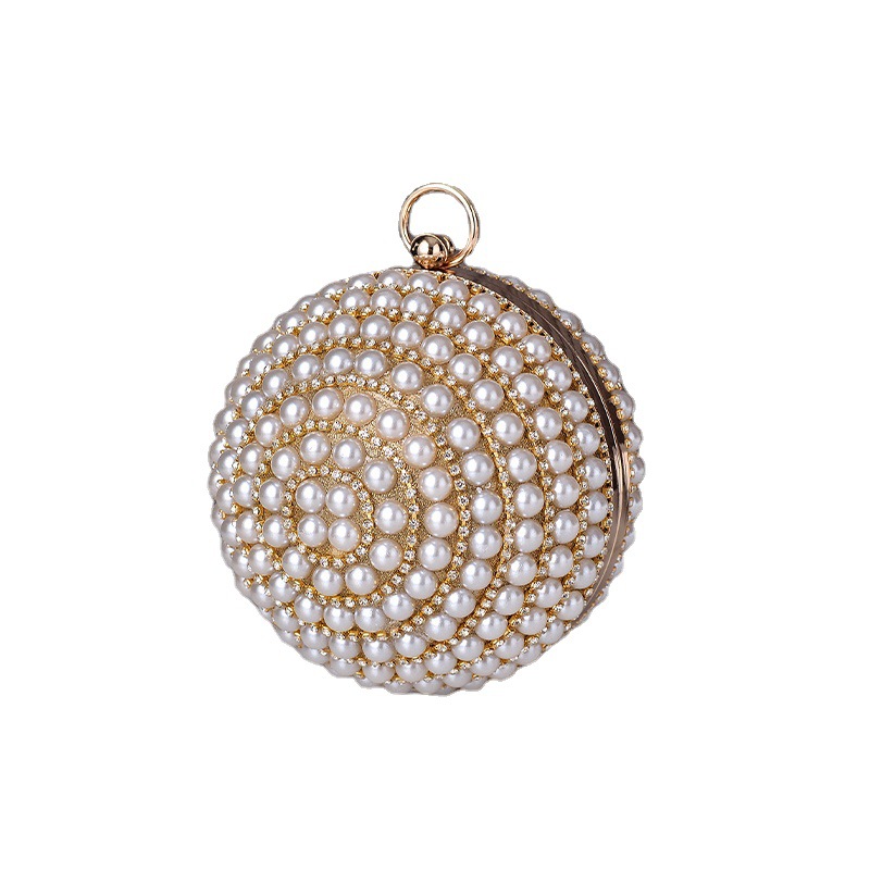 Round Pearl Evening Bag, High  - огляд і ціна Women Handheld Bags