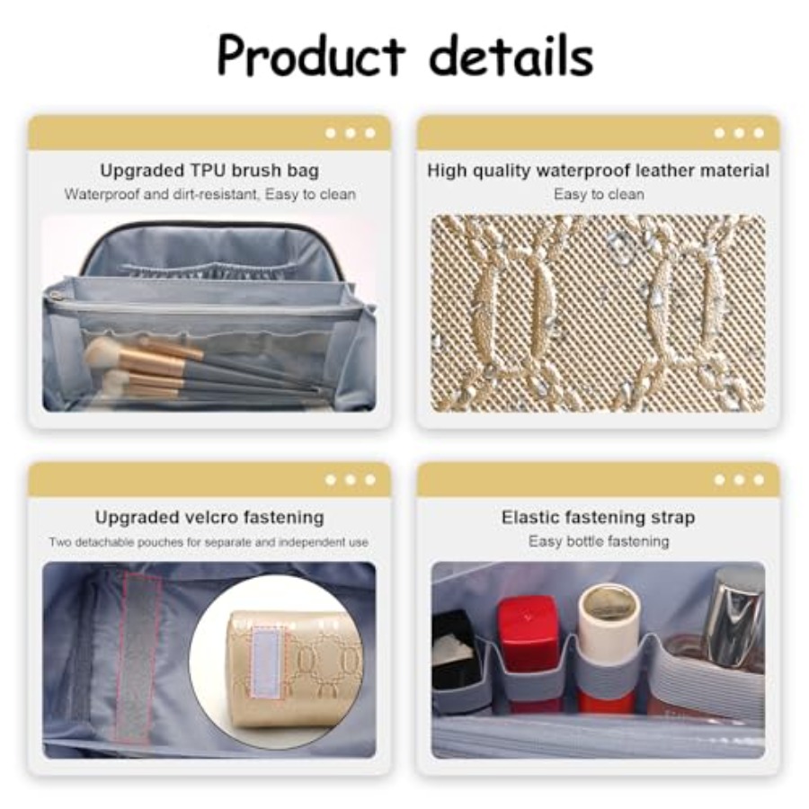 Travel Makeup Bag for Women: C - огляд і ціна Women Bags For Travel