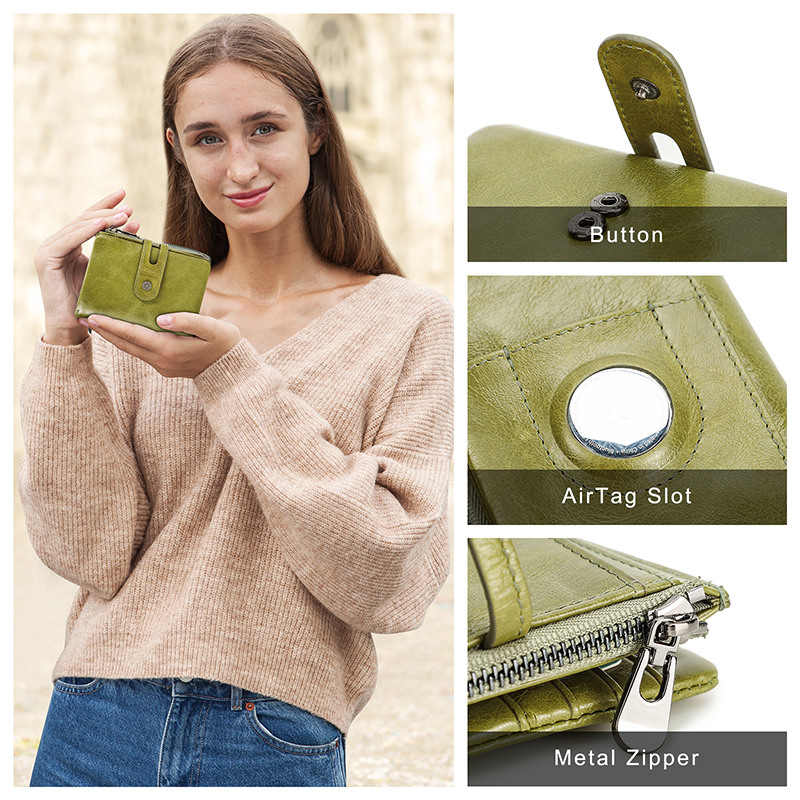 Oil Leather Women Wallets Shor - огляд і ціна Women'S Young Bags