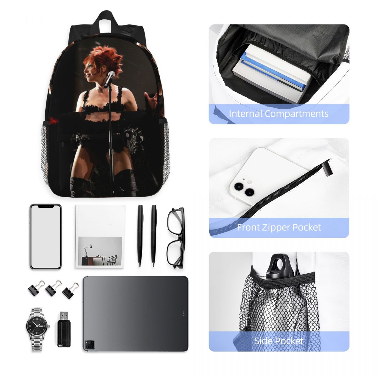 Mylene Farmer Backpack Student - огляд і ціна Women Bags Farmers