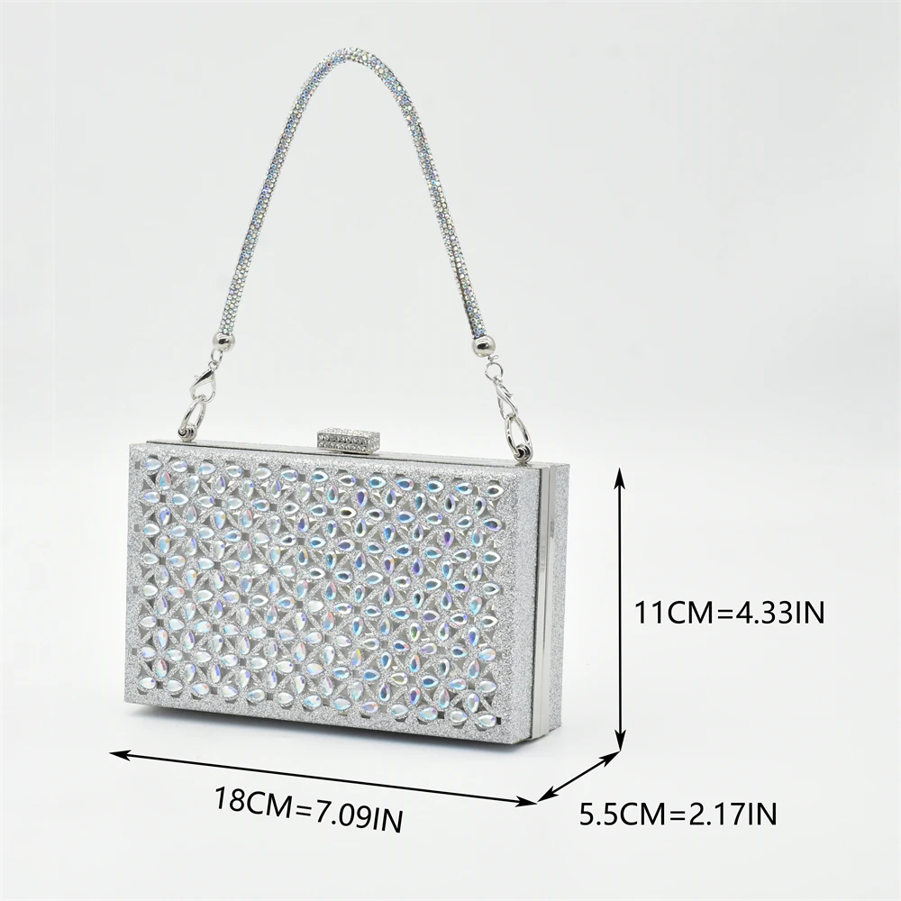 Silver Color Shoes and Bag for - огляд і ціна Women Bags For Wedding