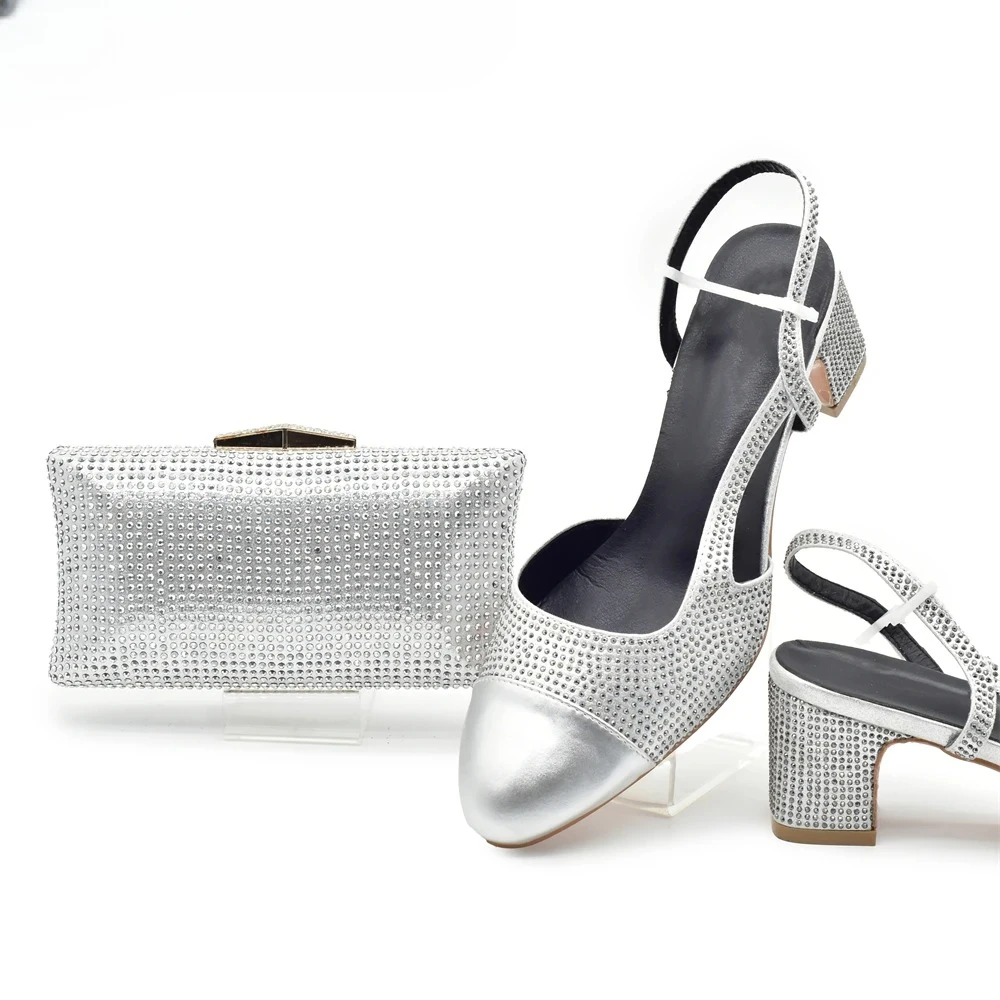 Silver Shoe and Bag Set for Pa - огляд і ціна Women Bags For Wedding