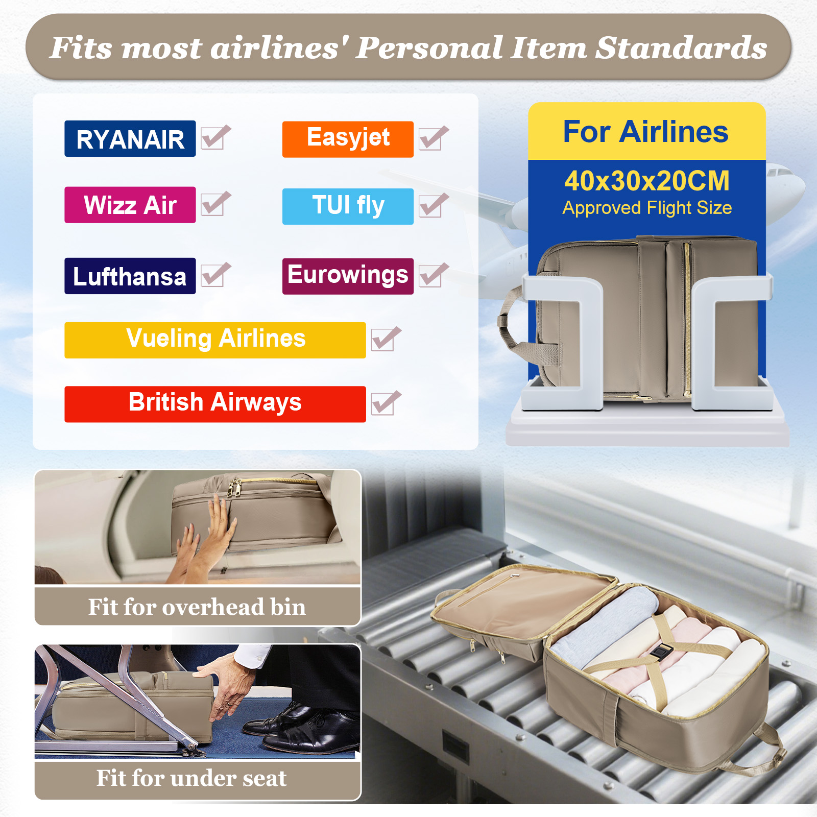Ryanair 40x30x20 Travel Backpa - огляд і ціна Women Bags Deals