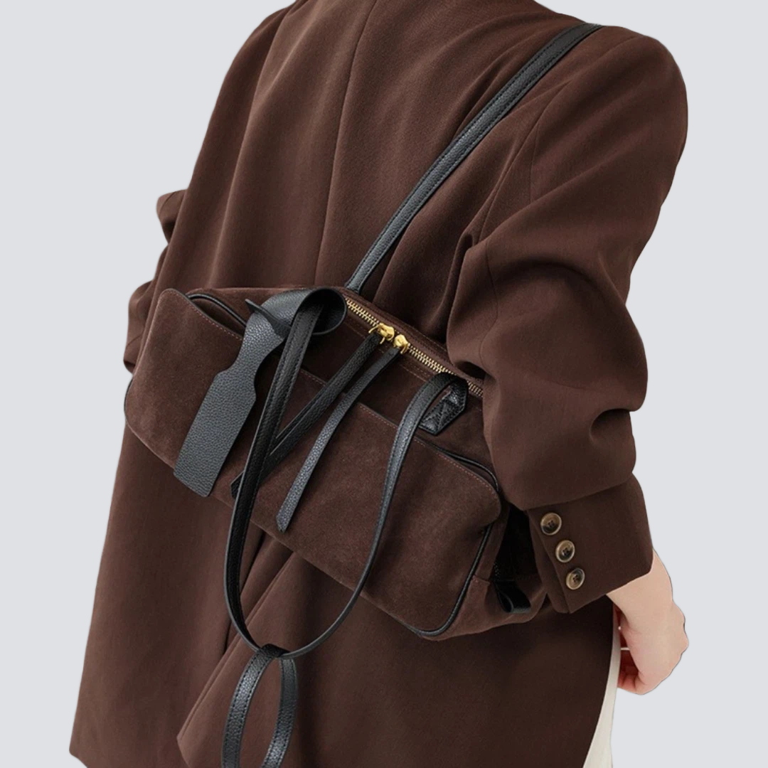 Suede Leather Womens Shoulder  - огляд і ціна Women Handheld Bags