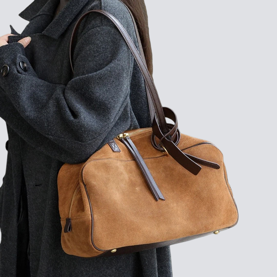 Suede Leather Womens Shoulder  - огляд і ціна Women Handheld Bags