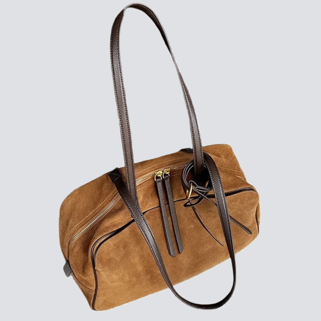 Suede Leather Womens Shoulder  - огляд і ціна Women Handheld Bags