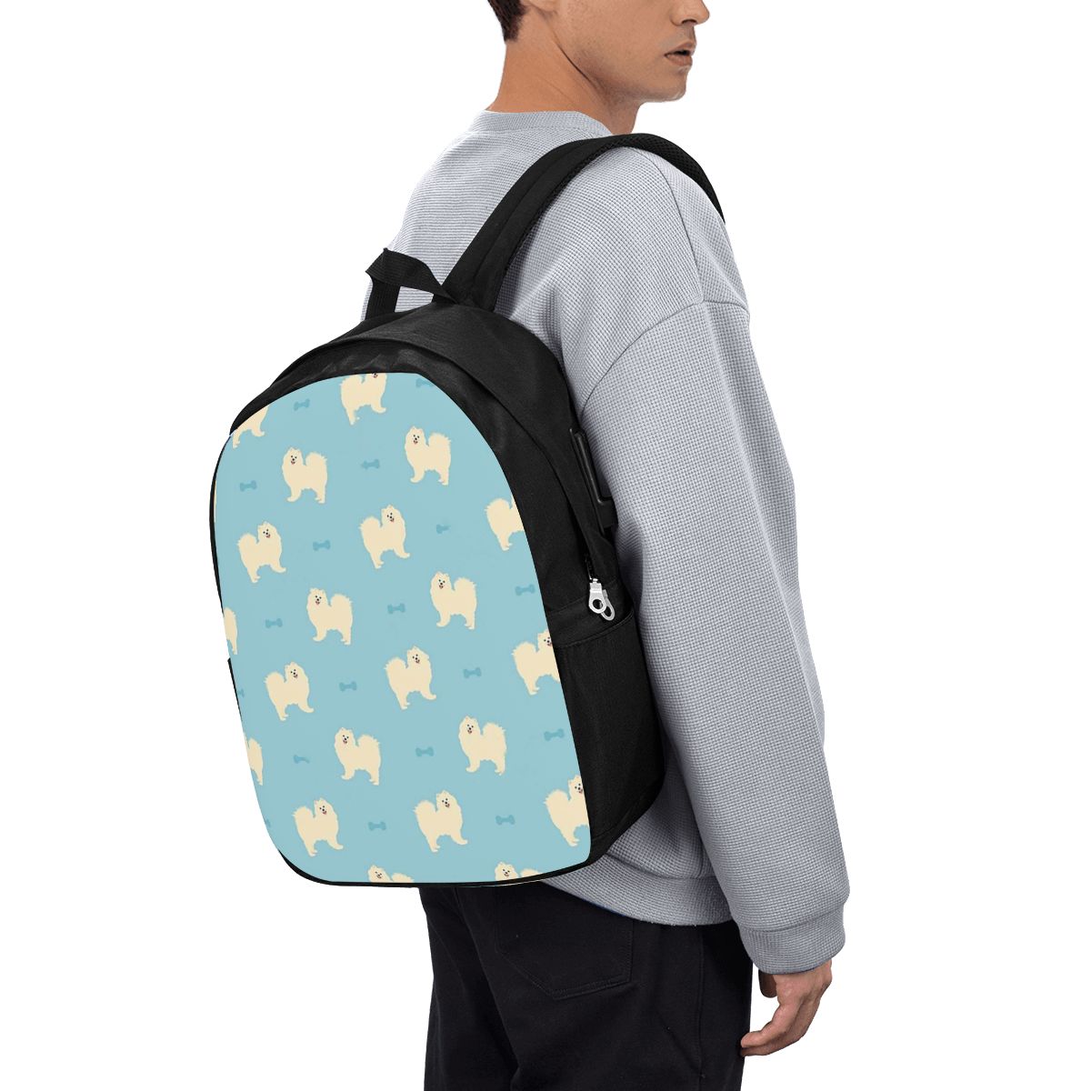 Samoyed Dog Backpack Travel No - огляд і ціна Women Bags For Travel