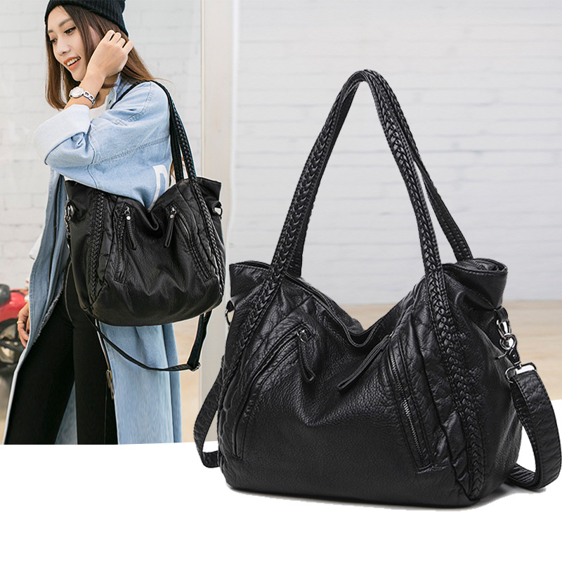 SHELKSBAG Black Soft Leather S - огляд і ціна Hobo Bag Slouchy