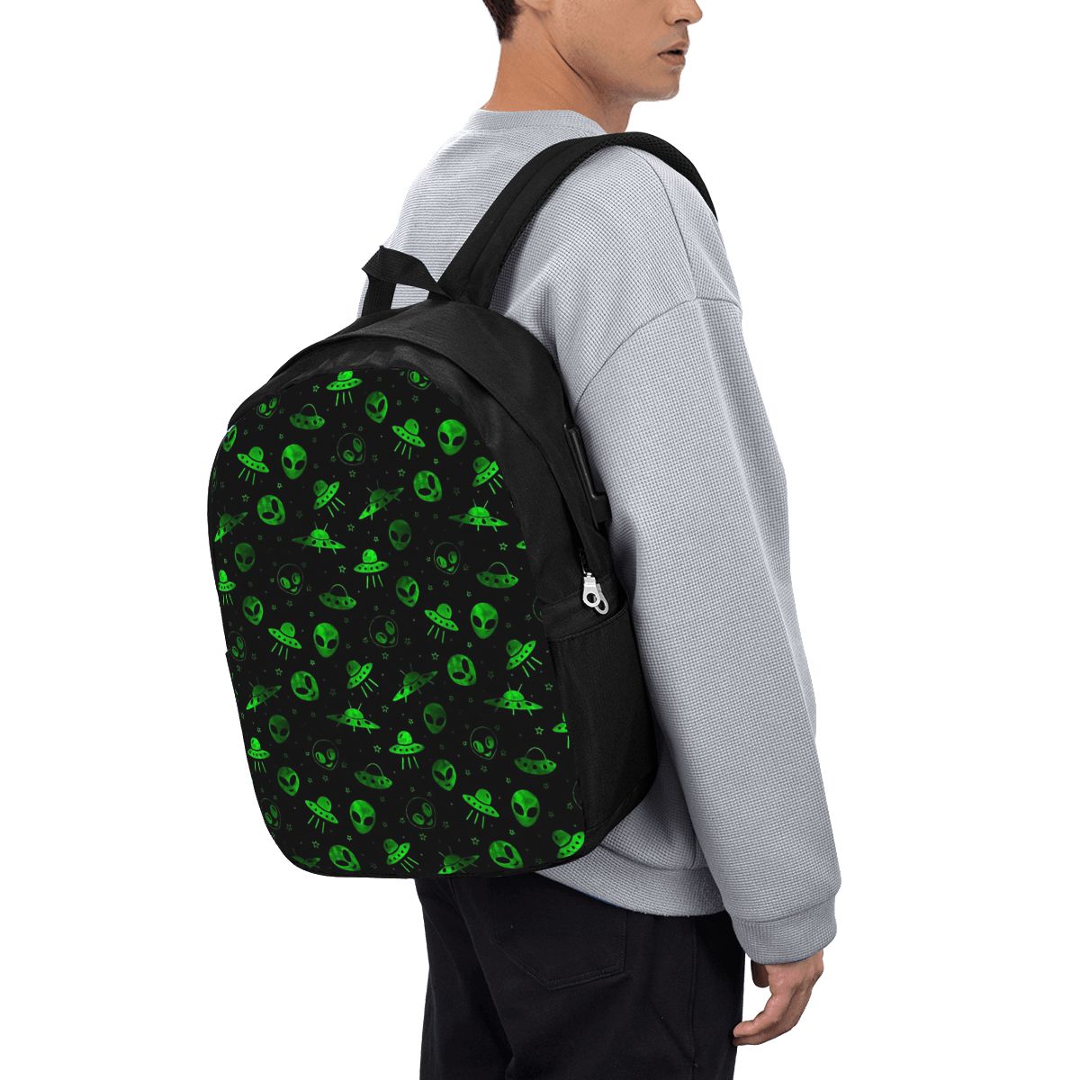 Aliens And UFOs Pattern Backpa - огляд і ціна Women Bags For Travel