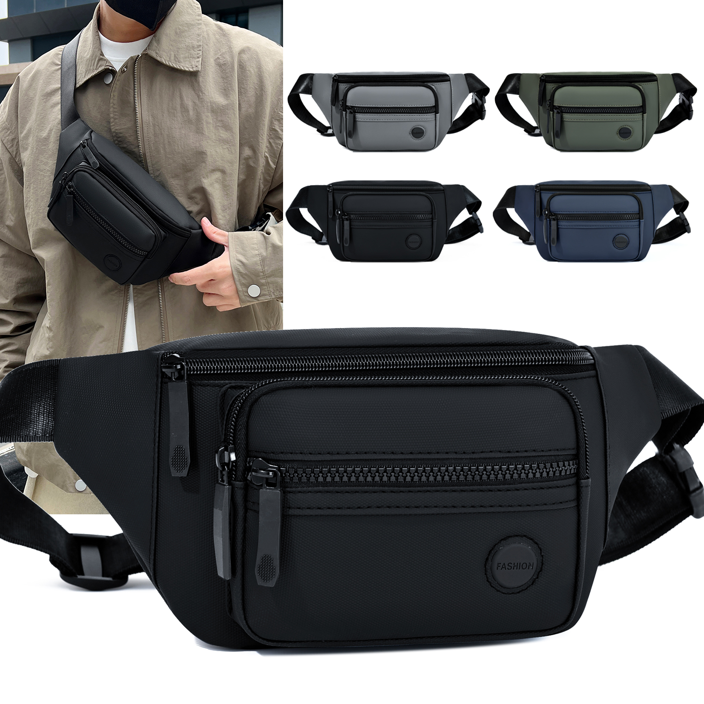 Unisex Waterproof Waist Bag Pa - огляд і ціна Women Bags Deals