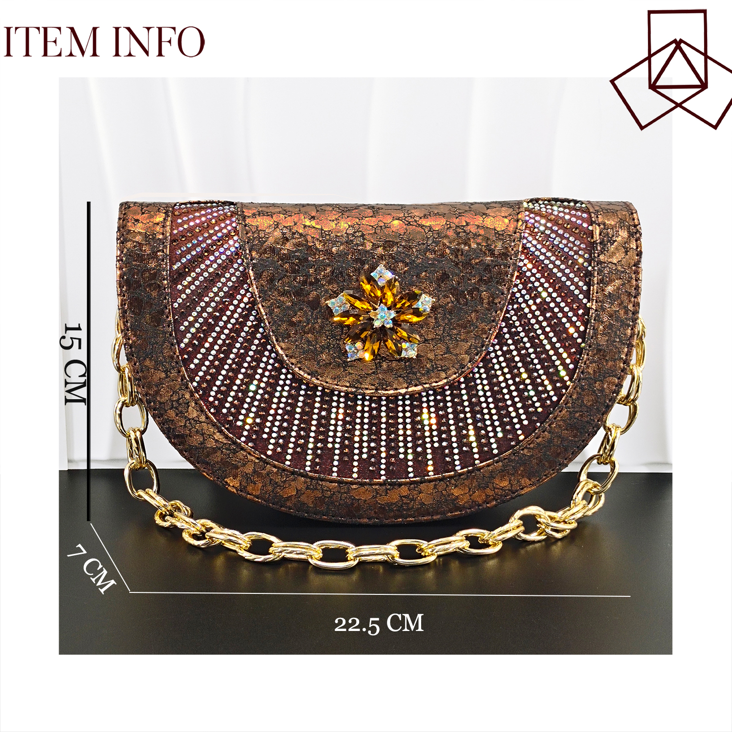 INS Brown Color Marture Party  - огляд і ціна Women Bags For Wedding