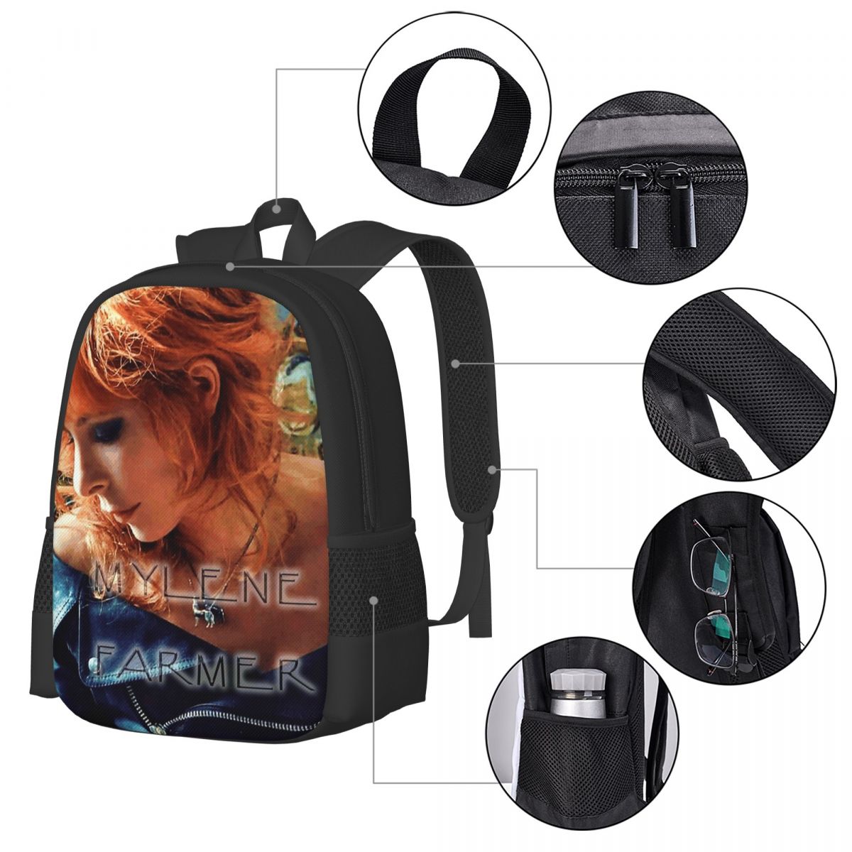 Mylene Farmer French Singer Ba - огляд і ціна Women Bags Farmers