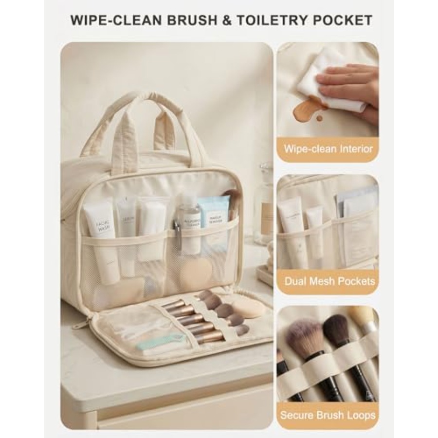 Large Quilted Toiletry Bag for - огляд і ціна Women Bags For Travel
