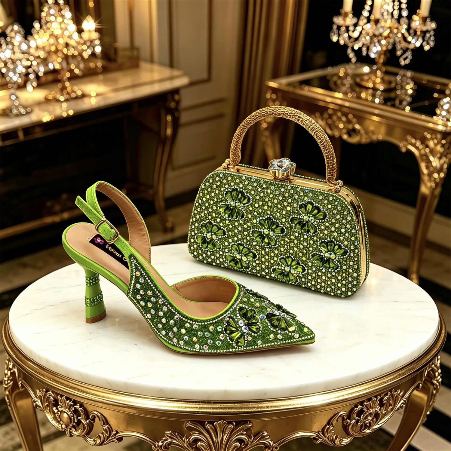 Venus Chan Gold Pointed Toe Rh - огляд і ціна Women Bags For Wedding
