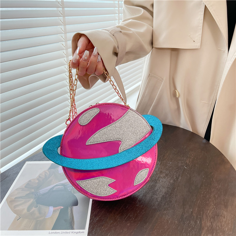 Laser Circular Planet Shape Pu - огляд і ціна Women'S Young Bags