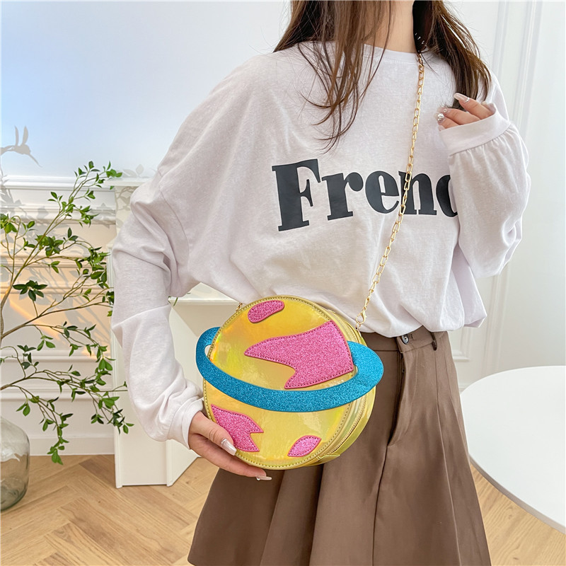 Laser Circular Planet Shape Pu - огляд і ціна Women'S Young Bags