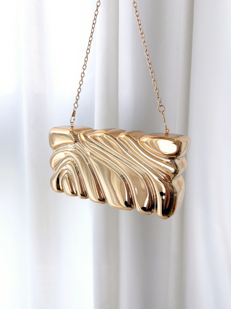 Acrylic Wing Striped Electropl - огляд і ціна Women Handheld Bags