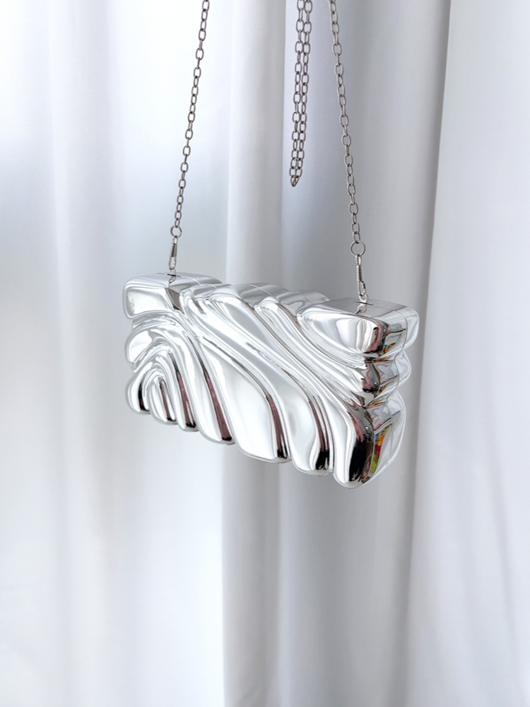 Acrylic Wing Striped Electropl - огляд і ціна Women Handheld Bags